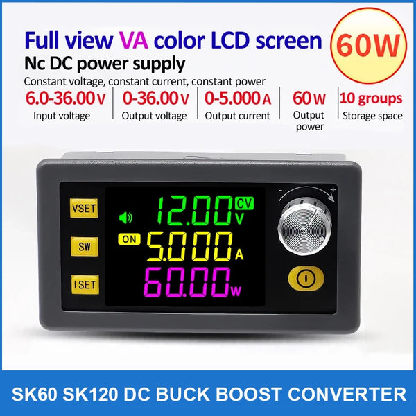 SK60 SK120 DC Buck Boost Converter CNC Adjustable Regulated Laboratory Power Supply Constant Voltage Curr product image