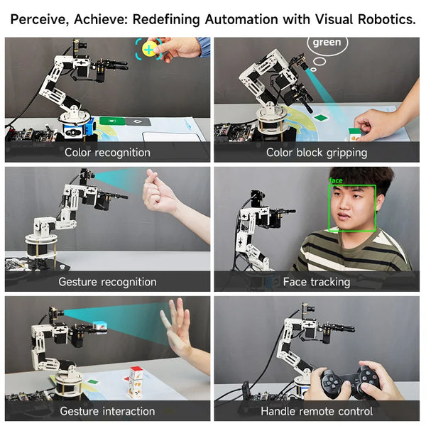 Yahboom DOFBOT SE Robotic Arm AI Vision Robot Virtual Machine Version 6DOF with ROS Python detail image 2