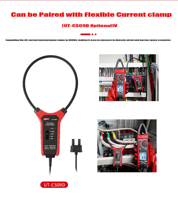 UNI-T UT219PV Clamp Meter AC DC Pliers Ammeter Voltmeter 1000A 1500V 2500V PEAK LPF Measure detail image 11