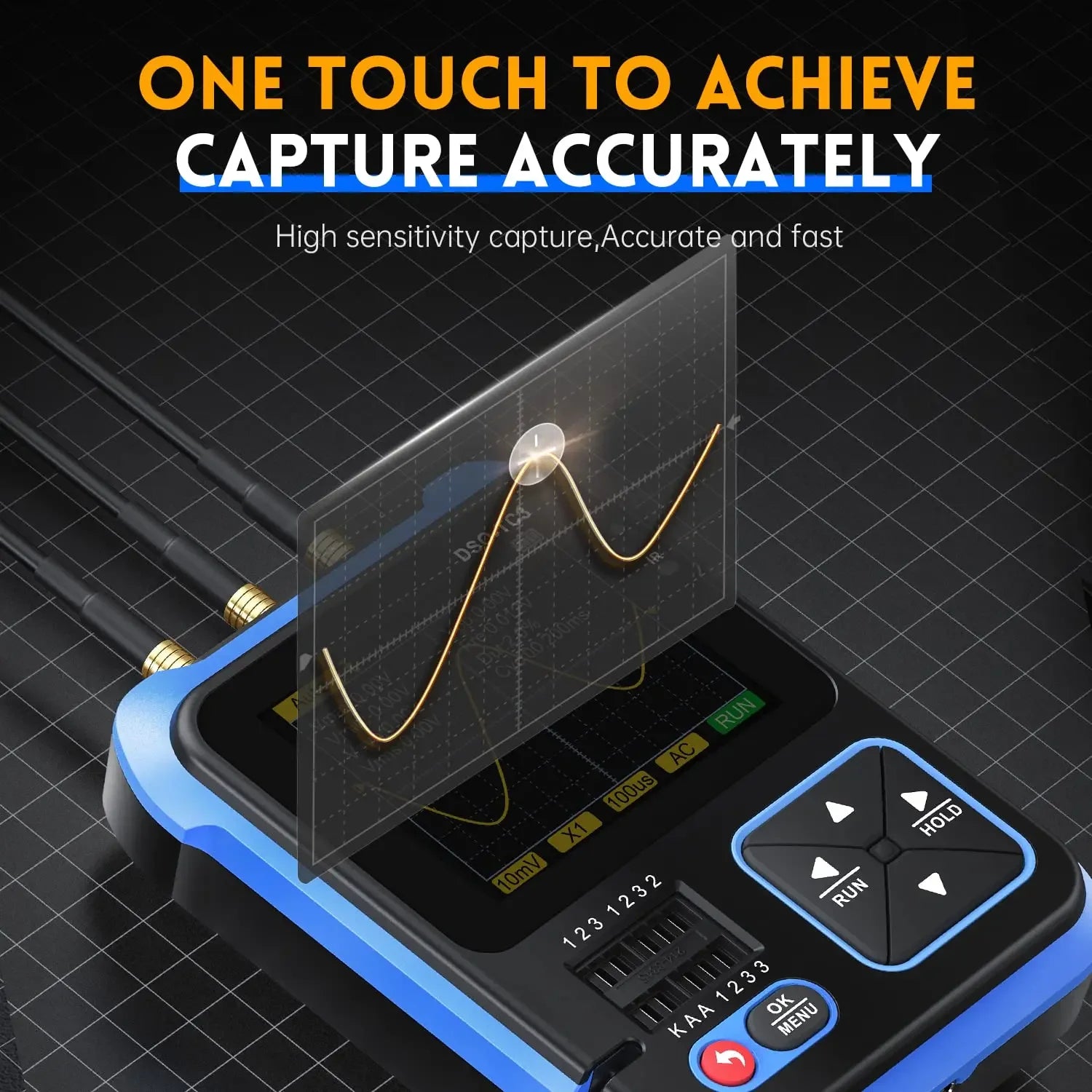 FNIRSI DSO-TC3 Digital Oscilloscope Mini Transistor Tester detail image 4