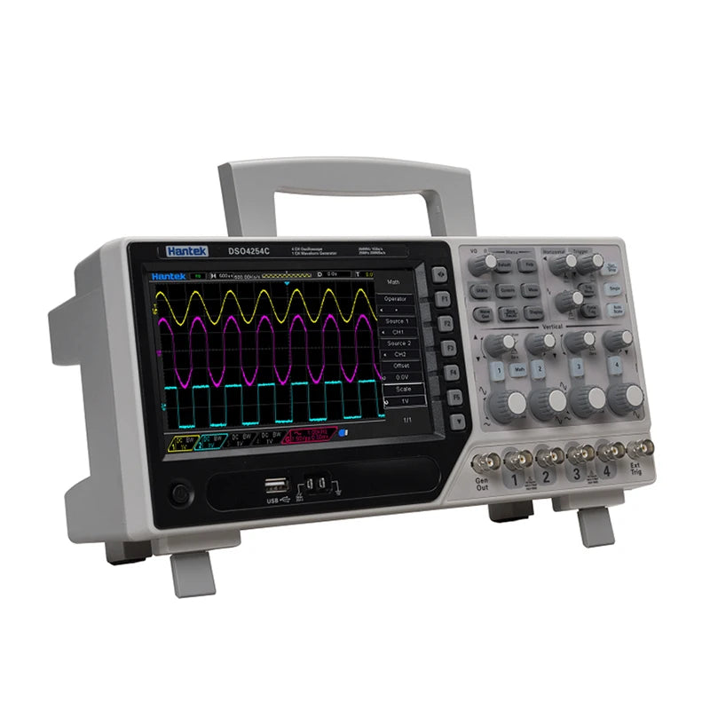 Hantek DSO4254C 4-channel 250MHz Oscilloscope+Arbitrary/Function Signal Generator+External detail image 3