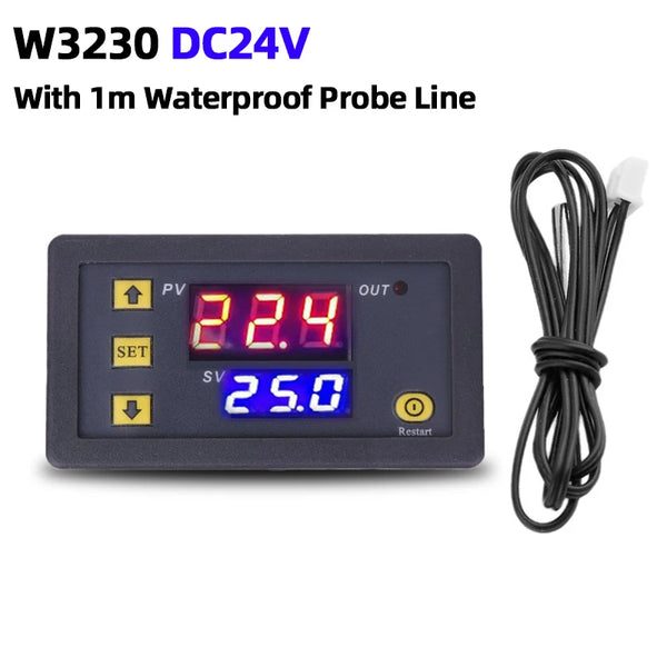 W3230 Mini Digital Temperature Controller 12V 24V 220V Thermostat Regulator Heating Cooling detail image 8