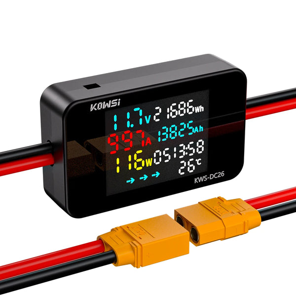 Battery Charging Tester Voltmeter Ammeter DC8-80V Voltage Current Power Test XT60 XT90 detail image 6