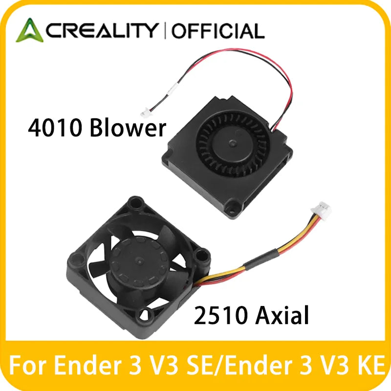Creality Official Ender 3 V3 SE Fans, 4010 Blower Fan DC 24V 2510 Axial Cooling Fan for Ender3 V3 SE/Ender3 V3 KE 3D Printer par