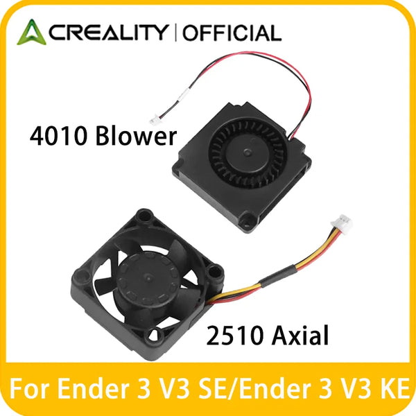 Creality Official Ender 3 V3 SE Fans, 4010 Blower Fan DC 24V 2510 Axial Cooling Fan for Ender3 V3 SE/Ender3 V3 KE 3D Printer par