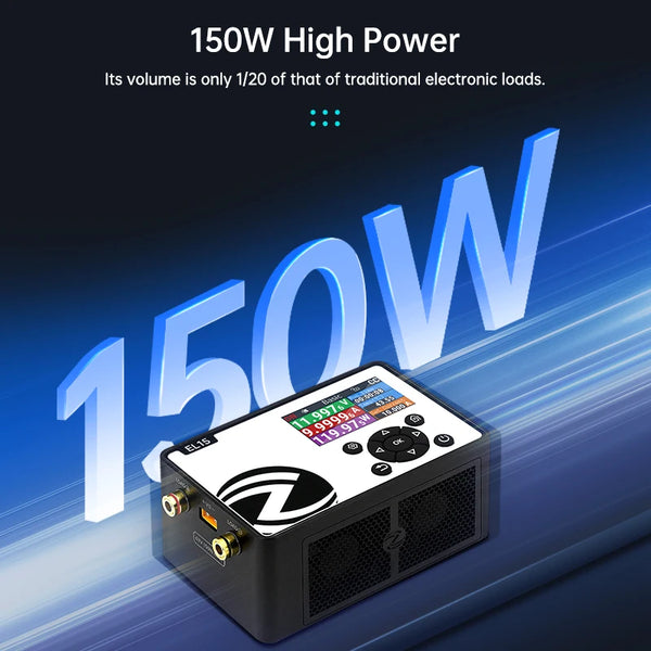 ALIENTEK EL15 DC Electronic Load 150W Battery Capacity Tester Mini Programmable Power Supply Checker Constant Current Voltage