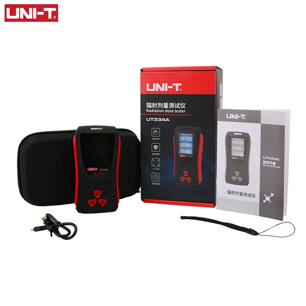 UNI-T Radiation Dose Tester UT334A Dosimeter Geiger Counter X-ray Beta Gamma Detector detail image 6