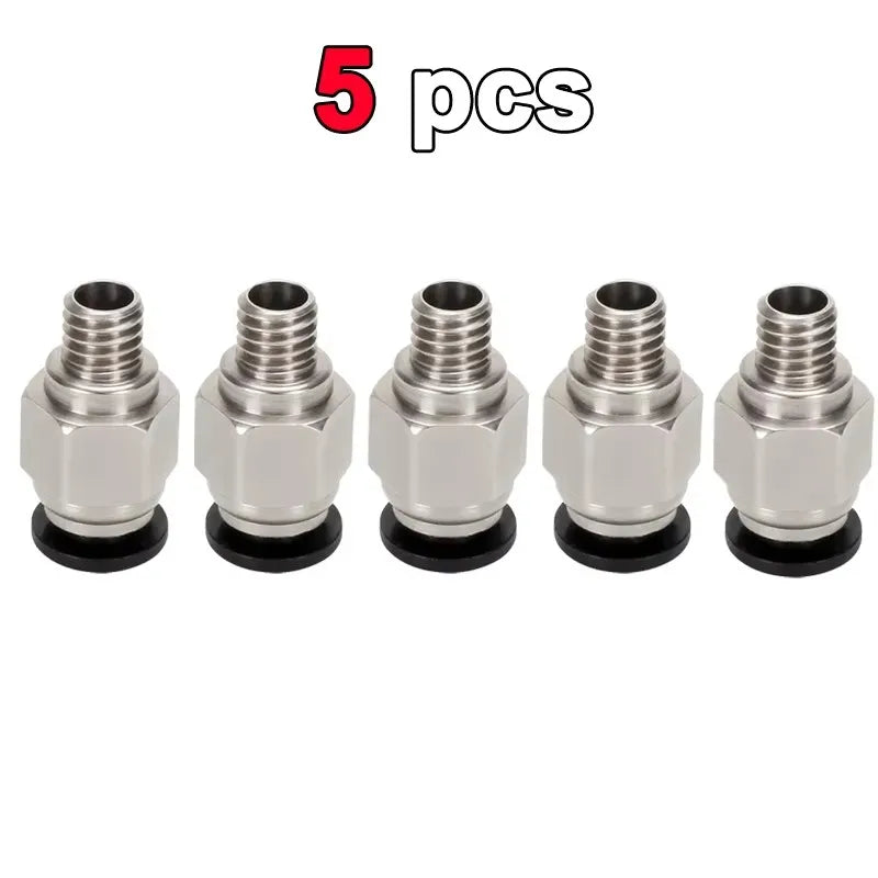 Pneumatic Fitting For Bambu Lab X1C X1 P1P P1S 3D Printer PTFE Tube 1.75mm Filament Extruder Bambulab AMS Pneumatic Connector