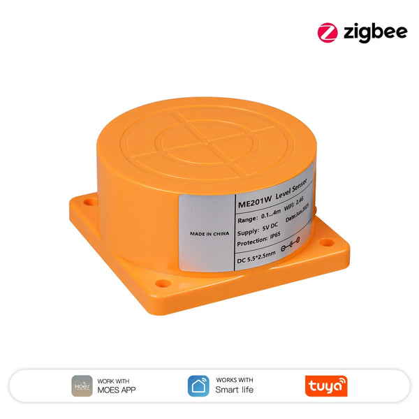 MOES Tuya WiFi/ZigBee Smart Water Level Sensor with APP Alarm Alert, Ultrasonic Tank detail image 7