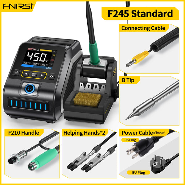FNIRSI DWS-200 Power Repaid Heating Soldering Iron Staion detail image 7