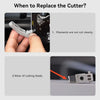 Replacement Filament Cutter Blades for Bambulab A1、P1、X1 Series 3D Printers ,Prevent Filament Jams Compatible Accessories