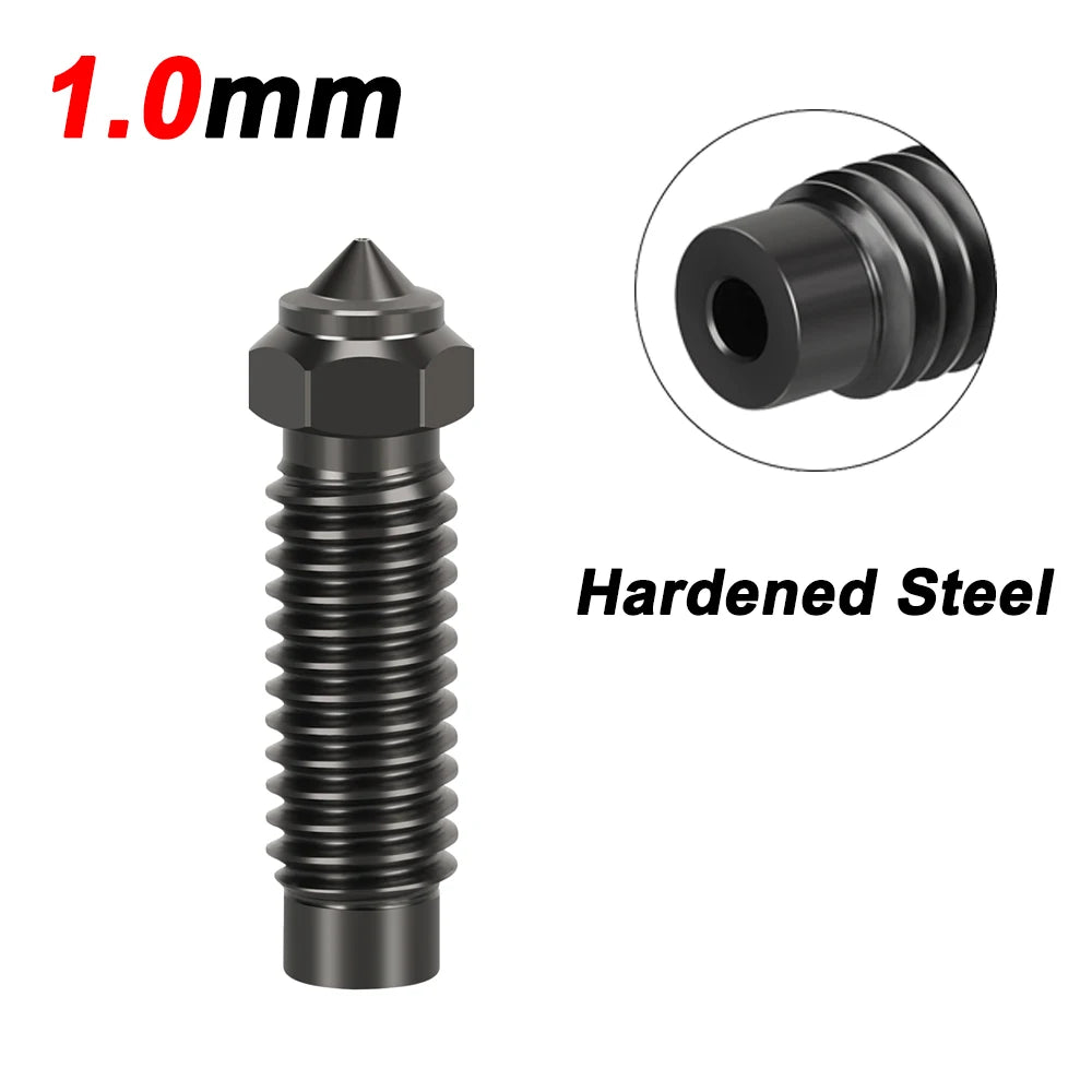 For Elegoo Neptune 4 Max/4 Plus Brass Copper Plated Hardened Steel Nozzle Upgraded Nozzle High Speed Nozzles Hotend Kit