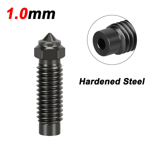 For Elegoo Neptune 4 Max/4 Plus Brass Copper Plated Hardened Steel Nozzle Upgraded Nozzle High Speed Nozzles Hotend Kit
