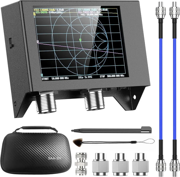 NanoVna SAA-2N VNA Antenna Analyzer 50KHz -3GHz Vector Network Analyzer 4" inch LCD,HF VHF UHF Measuring product image