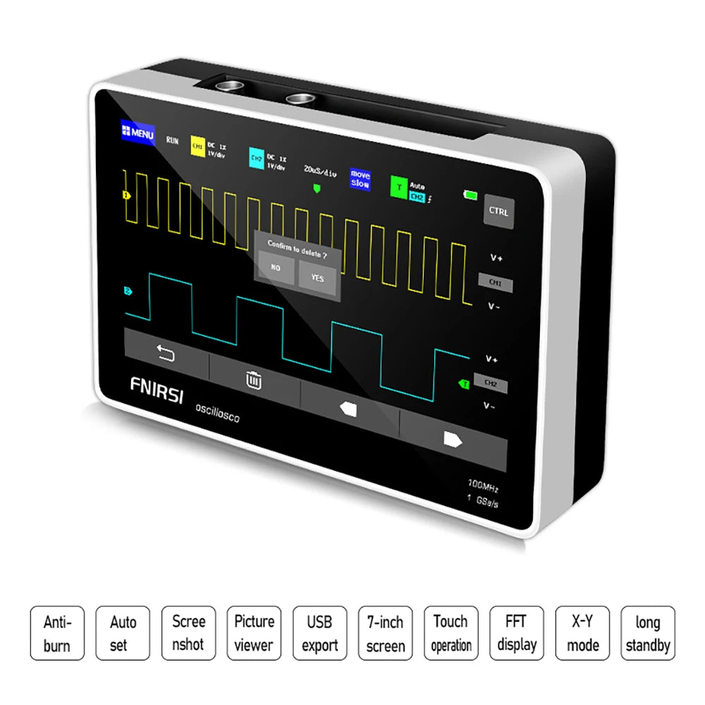 FNIRSI-1013D Digital Storage Oscilloscope detail image 2