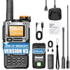 QUANSHENG UV-K5(8) V3 Walkie Talkie 2MB Memory 50-600MHz Air Band RX 5W Two Way Radio Type-C Wireless Copy Custom Firmware