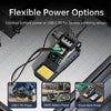 FNIRSI DWS-P2 Mini Portable Soldering Station 100W USB Type-C PD Soldering Iron Digital Fast Heating for Repair PCB SMD