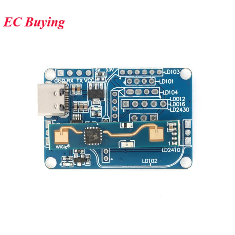 HLK-LD2410B Test Kit LD2410 FMCW 24G Smart Human Presence Status Sensing Radar Heartbeat detail image 2
