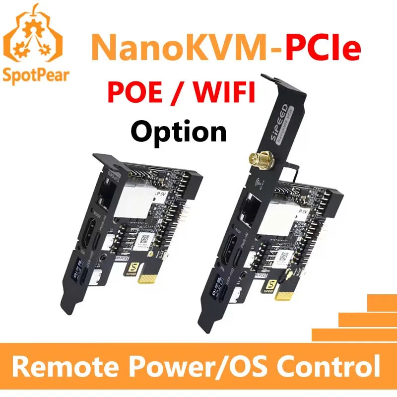 Sipeed NanoKVM PCIe Remote Control/ Power/ Desktop Maintenance Server UART HDMI USB RISC-V NanoKVM-PCIe product image