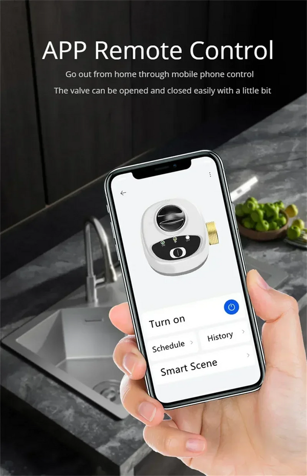 eWelink APP WiFi Smart Valve Water Gas Shutoff Automated Ball Valve DN15/DN20/DN25 Wireless detail image 12