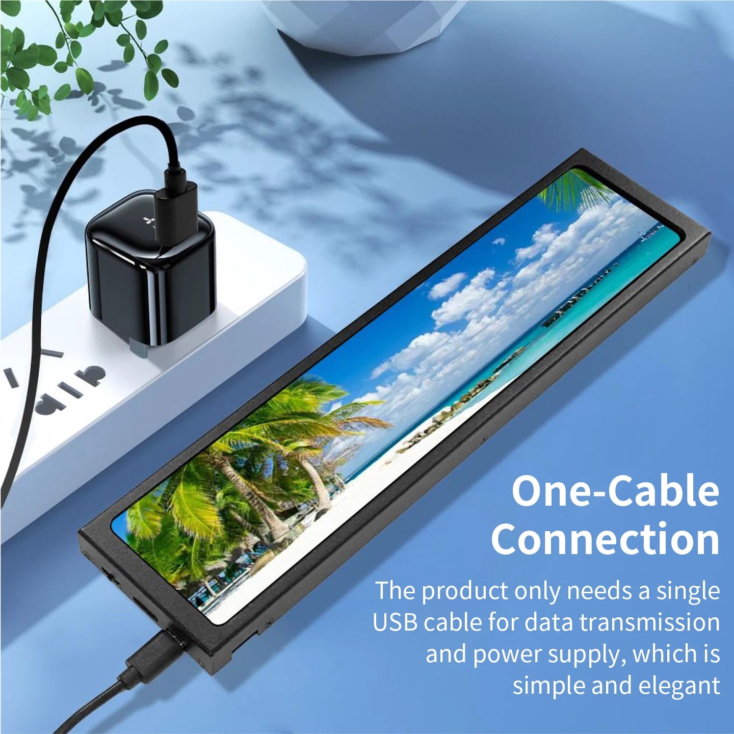 11.26 Inch USB Type-C Secondary Screen IPS 1920x440 Display Video Player Electronic Photo detail image 4