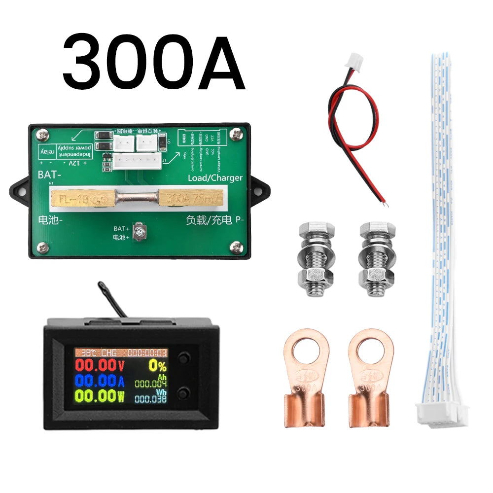 DC7~200V Digital Power Energy Voltmeter Ammeter Bi-Directional Metering Coulometer Battery detail image 9