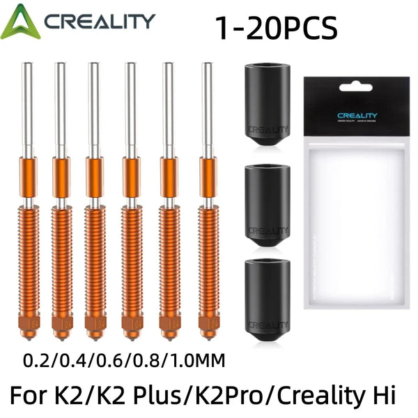 Creality K2 Plus Hi Combo Nozzle Quick-Swap Nozzle Kit Hardened steel All-metal Design For Creality K2/K2Pro/K2 Plus/Hi Combo