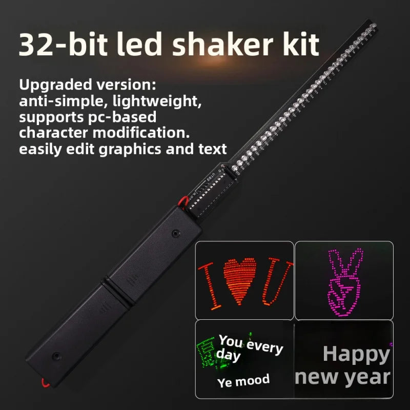 Shake Stick ElectronicDIYKit 32BitLEDFlashing light51Single-chip Microcomputer Production Board Soldering product image