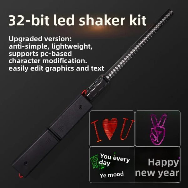 Shake Stick ElectronicDIYKit 32BitLEDFlashing light51Single-chip Microcomputer Production Board Soldering product image