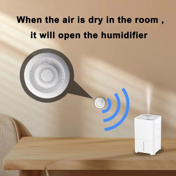 Tuya Smart Zigbee/WIFI Smart Airbox CO2 Formaldehyde VOC Detector Temperature Humidity detail image 5