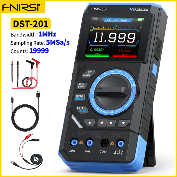 FNIRSI DST-210/201 3-in-1 Oscilloscope Multimeter & Signal Generator detail image 6