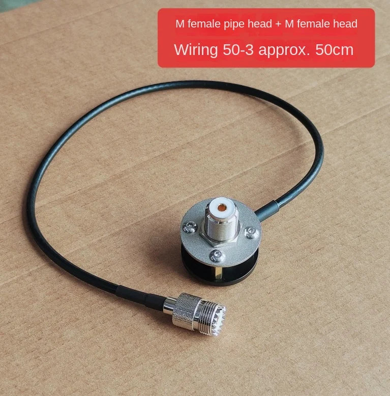 Tripod antenna installation bracket outdoor portable M pipe head base 1/4 inch threaded detail image 2