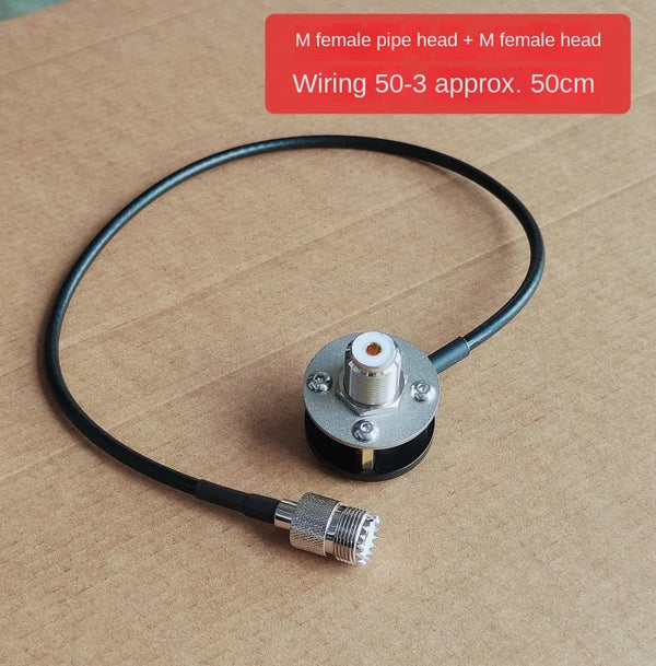 Tripod antenna installation bracket outdoor portable M pipe head base 1/4 inch threaded detail image 2