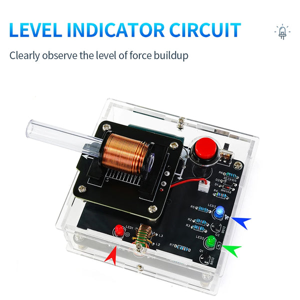 DIY High-Voltage Electromagnetic Cannon Electronic Kit DC3V Enhanced Edition Circuit Board detail image 4