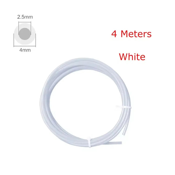 Mini 3D Printer PTFE Pipe 1.75mm Bambulab Ptfe Tube 4m White Grey AMS LITE for Bambu Lab Ptfe Tube 2.5mm 4mm Filament Parts