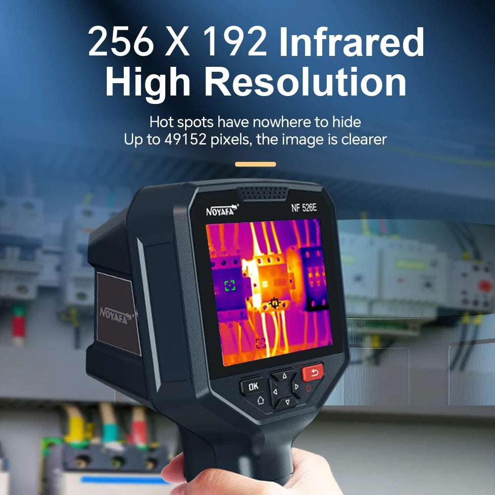 NOYAFA NF 526E Thermal Imaging Camera For Industrial Inspection Repaire Floor Heating HD 256 detail image 4