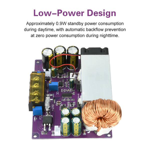 800W 25A MPPT Solar Charger Power Supply Module 18V-90V to 2-60V DC-DC Step Down Buck detail image 4