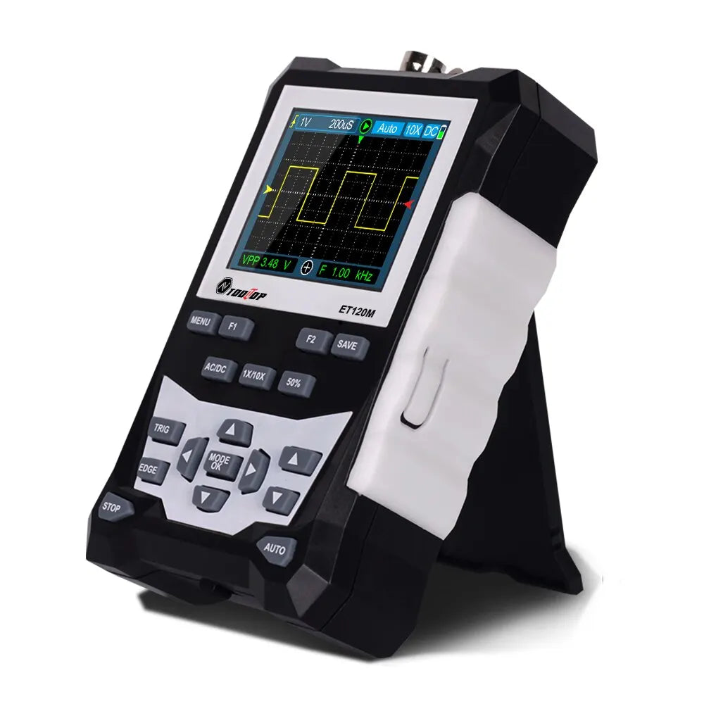 TOOLTOP ET120M Handheld Digital Oscilloscope 1Mhz Square Wave Signal Output Auto detail image 6
