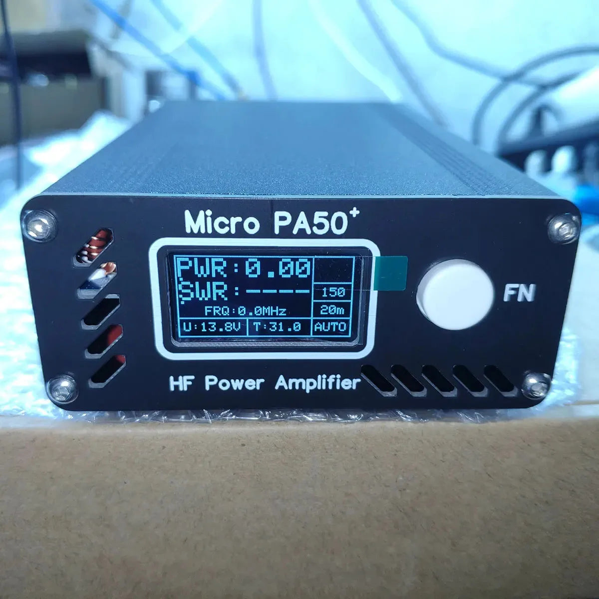 Hamgeek Micro PA50+ (PA50 Plus) 50W 3.5MHz-28.5MHz HF Power Amplifier HF Amp with 1.3