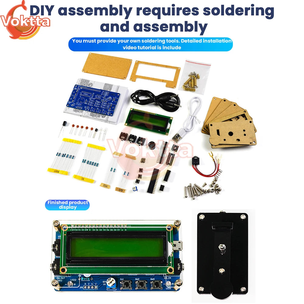 DC 5V CW Morse Code Decoder Loose Kit Audio Cipher Reader Circuit Board Welding Exercise DIY detail image 3