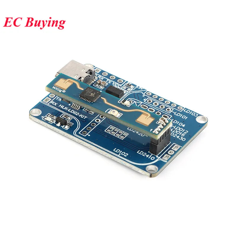 HLK-LD2410B Test Kit LD2410 FMCW 24G Smart Human Presence Status Sensing Radar Heartbeat detail image 5