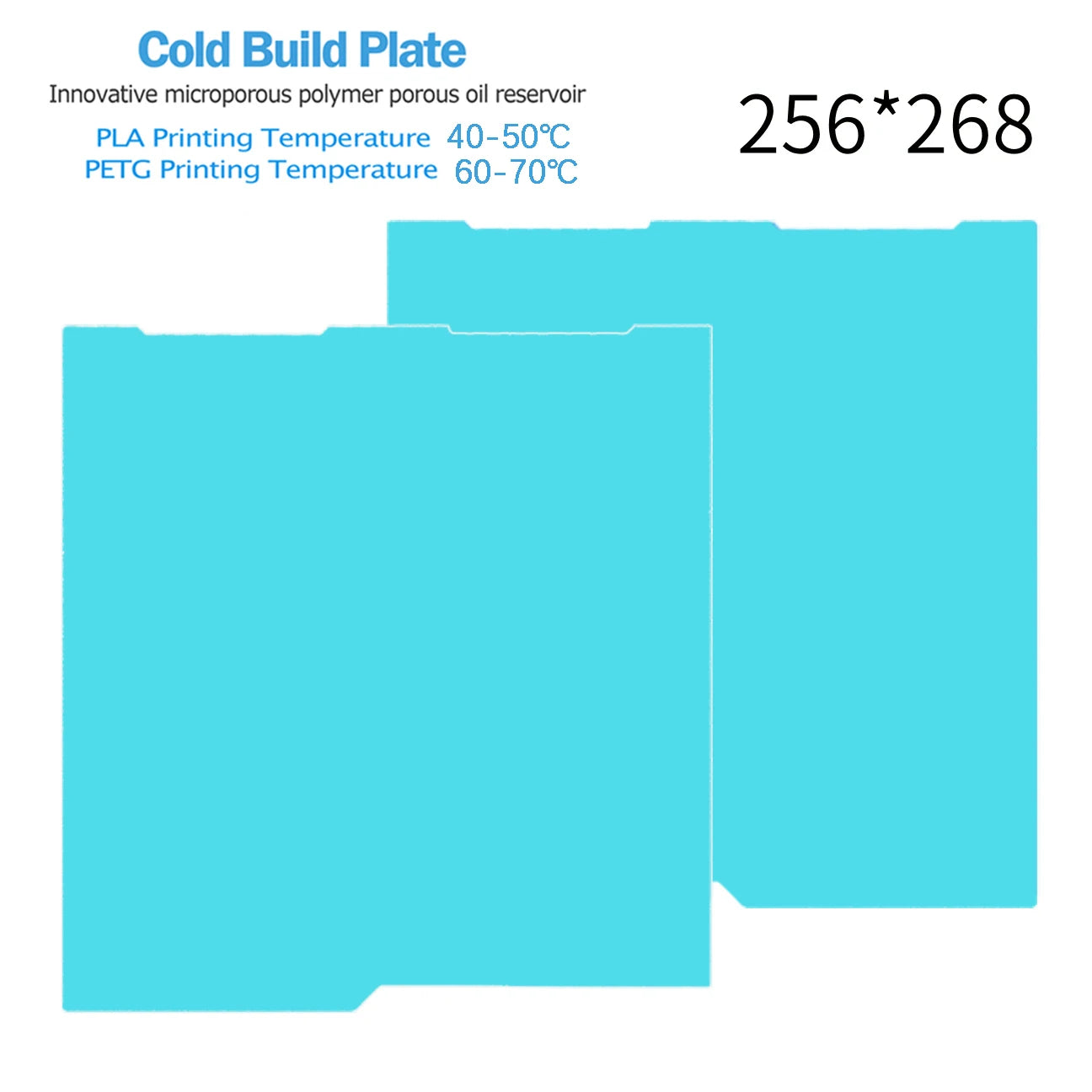Kobra 3 Build Plate Kobra 3 Pei Textured PEO 256x268 For Anycubic Kobra 3 Combo Build Plate Spare Parts Double Sided Heat Bed