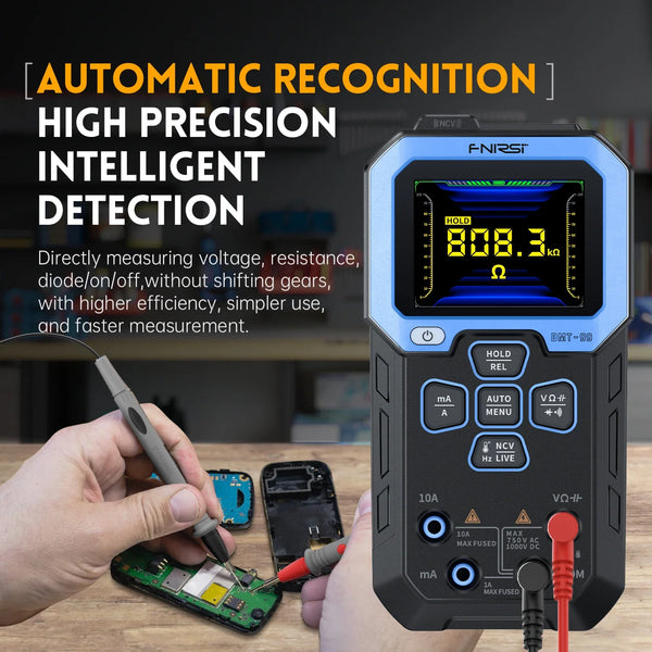 FNIRSI DMT-99 Digital Multimeter Current Voltage Tester detail image 4