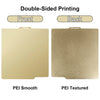 P2S PEO Bambu X1 P1 A1 Build Plate 257x257 PEI Bed Plate Double Side Smooth Texture Spring Steel Sheet For Bambu Lab P1S Heatbed