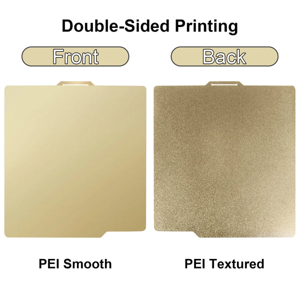 P2S PEO Bambu X1 P1 A1 Build Plate 257x257 PEI Bed Plate Double Side Smooth Texture Spring Steel Sheet For Bambu Lab P1S Heatbed