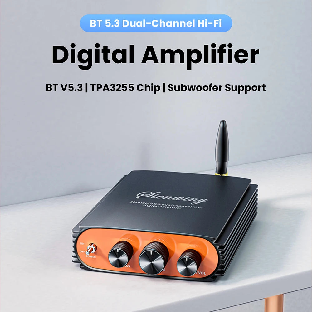 Bluetooth 5.3 HiFi Power Amplifier TPA3255 Chip 600W Dual Channel DSP Sound Tuning for Home detail image 5