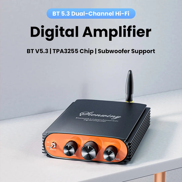 Bluetooth 5.3 HiFi Power Amplifier TPA3255 Chip 600W Dual Channel DSP Sound Tuning for Home detail image 5