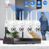 Hiseeu 3/5MP WiFi Security Surveillance Camera System Kit Motion Tracking Color Night Vision 10CH NVR Wireless CCTV Cameras Set