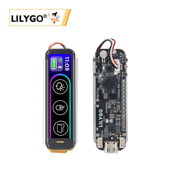 LILYGO® T-Display-Bar ESP32-S3 Development Board 2.25-inch RGB LCD Display BHl260AP Self-learning Al smart sensor & IMU