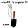 Quick Release Hotend Upgrade Kit Compatible with Anycubic Kobra S1 S1C Combo Aluminum Heat Sink Sensor Replacement Parts